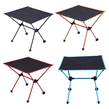 

Portable Foldable Table Camping Outdoor Furniture Computer Bed Tables Picnic Aluminium Alloy Ultra Light Folding Barbecue Table