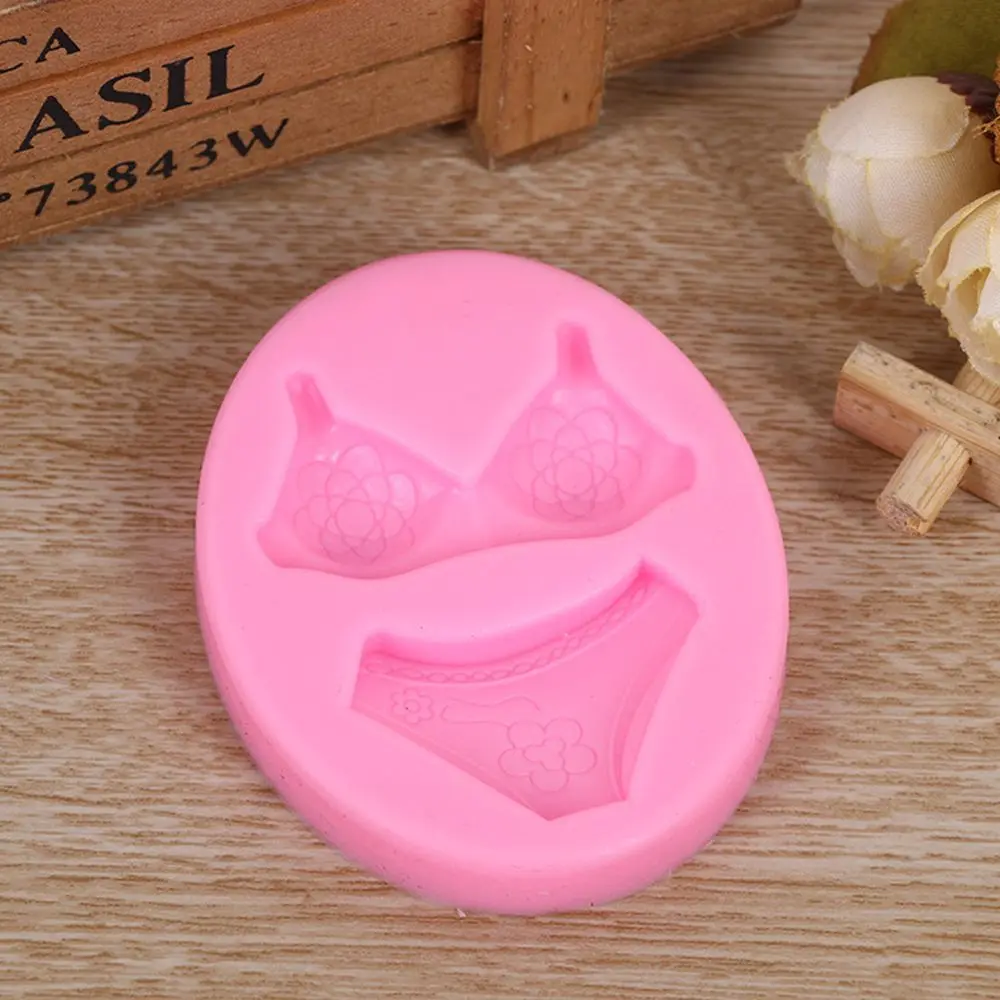 3D сексуальное нижнее белье силиконовые формы DIY шоколадные помадки торт мыло
