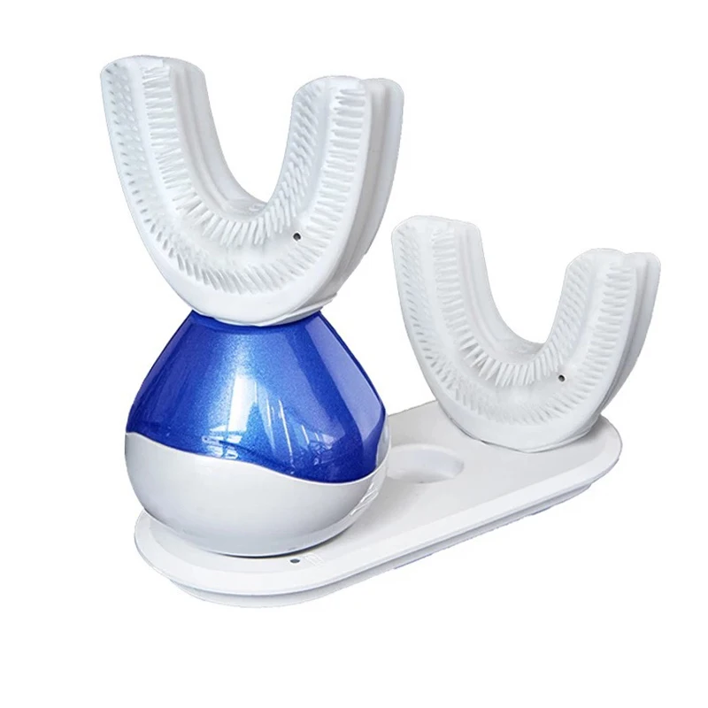 

Rechargeable 360 Degree Automatic Smart Lazy Toothbrush Electric Fast Cleaning Sonic Whitening Toothbrush With Toothbrush Liquid