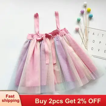 

Mayfair Cabin Baby Girls Dresses Summer Children Clothes 2 USE Sling Kids Gradient Color Princess DressTutu Kid Dress Ball Gown