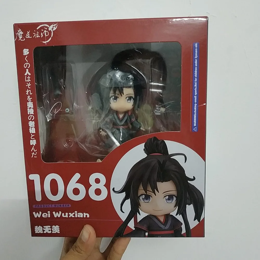 10 см Nendoroid 1109 и 1068 аниме Grandmaster of Demonic культивирование Lan Wangji& Wei Wuxian фигурка модель игрушки кукла в подарок