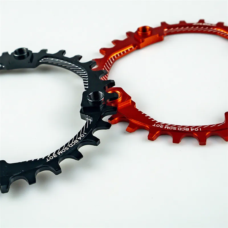 Zracing CNC велосипедная цепь колеса AL 7075 104BCD 30T узкая ширина зубчатая кольца для 9s 10s 11s