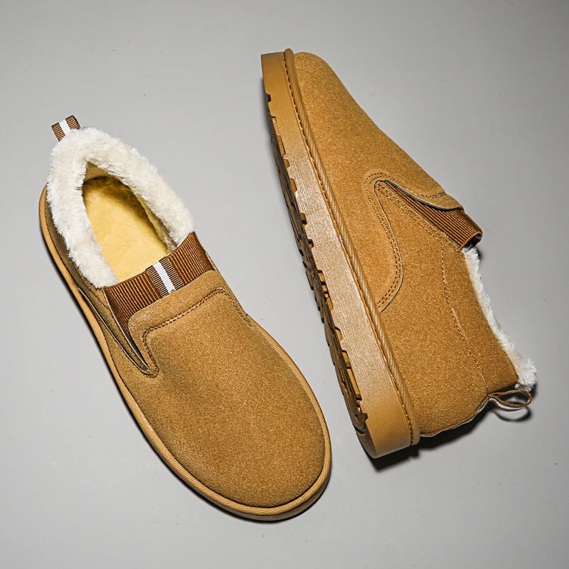 2020 New Fashion Men Boots Warm Men Snow Boots Winter Shoes Comfortable Botas Hombre Outdoor Sneaker Zapatos De Hombre
