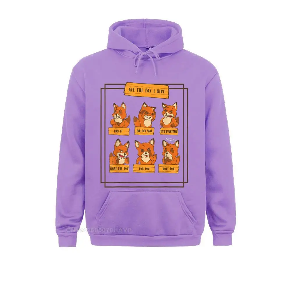 Hip Hop Women Sweatshirts Long Sleeve Hoodies Sportswears All the Fox I Give Funny No Fox Given Quotes Gift T-Shirt__746 All the Fox I Give Funny No Fox Given Quotes Gift T-Shirt__746purple