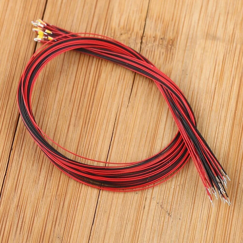 T0603WM 20pcs Pre-soldered micro litz wired leads SMD Led 0603 Warm White / Red / Green / Bright White Mutil-color