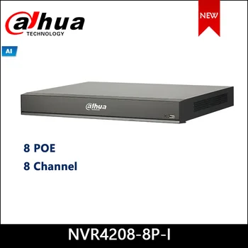 

Dahua POE NVR NVR4208-8P-I 8Channel 1U 8PoE AI Network Video Recorder 8 Channel IP video access 1-8 PoE Ports support ePoE & EoC