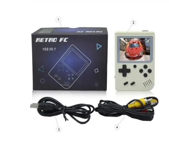 Ретро FC 168 в 1 видео игровая консоль игры против BittBoy Pocketgo Consola Ретро игры мини портативные плееры 8 бит классический геймпад