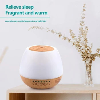 

400ml LED Light for Home HumidifierHumidifier USB Essential Oil Aroma Diffuser Ultrasonic Fogger Bluetooth Speaker with Color