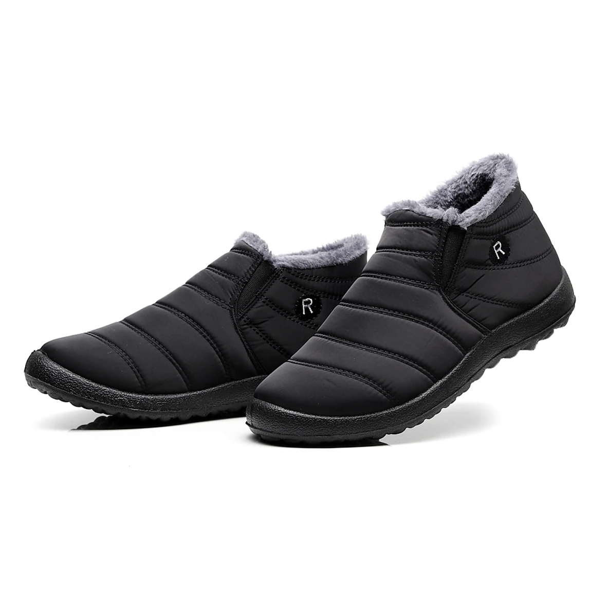 Men Snow Boots Ankle Boots Winter Boots Unisex Couples New Solid Color
Plush Inside Anti Skid Bottom Warm Waterproof Ski Shoes
