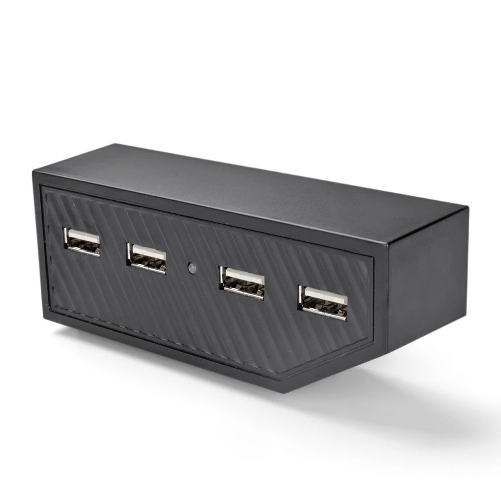 4 порта usb-хаб расширения для игровой консоли xbox ONE с 4 портами USB 2,0(черный
