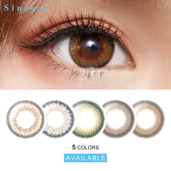 

Light Brown color contact lenses for eyes User select daily Day throw vision correction health care 10lenses/pieces