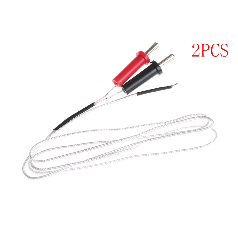 Sonda de Sensor de termopar de cable tipo K, prueba de temperatura de TP-01A de-50 Celsius a 400 Celsius, 100cm, 2 uds.