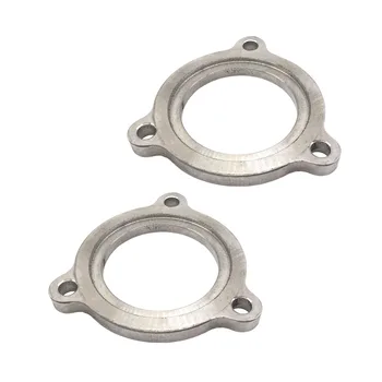 

2Pcs TURBO TURBOCHARGER Discharge Downpipe Flange 3 3" ID For Volvo