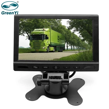 

GreenYi 800*480 7 Inch Car Monitor TFT LCD Display DC 12V Car Rear View Headrest Monitor For DVD Reversing Camera