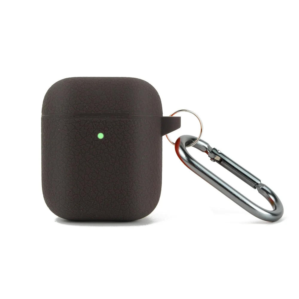 3 Earphone Case For Airpods 1 2 Silicon Protective Bag Cover with Hook Wireless Bluetooth Earphone Box For Apple Airpods 1 2 Cases - Цвет: 3
