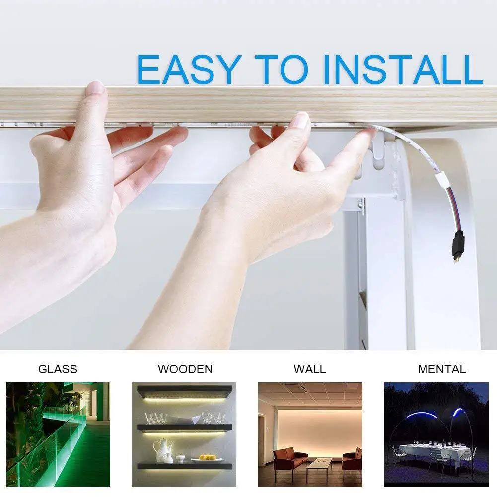 COB RGB LED strip 24 volt - Nu ook RGBCCT COB tot 10 meter