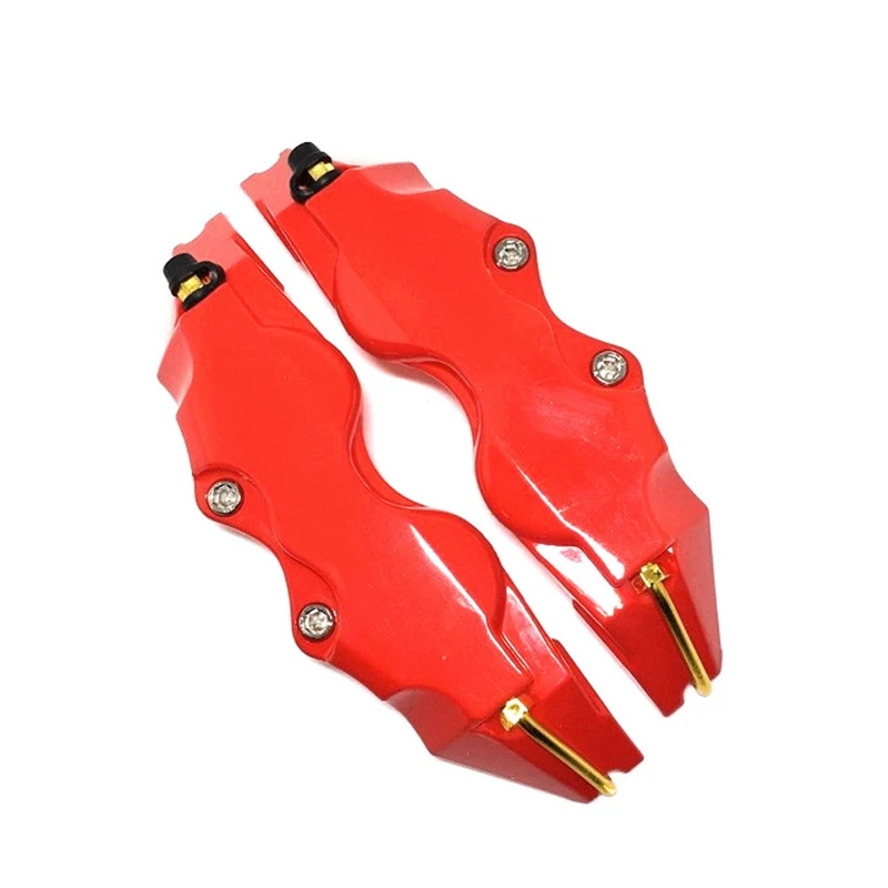 High Quality ABS Plastic Truck 3D Red Useful Car Universal Disc Brake Caliper Covers Front Rear Auto Universal Kit