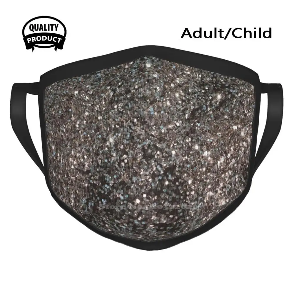 Серебряные блестки #1 # Декор художественная Пыленепроницаемая дышащая уличная