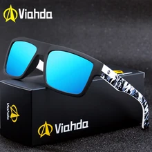 Viahda новые брендовые квадратные поляризованные солнцезащитные очки, мужские спортивные дизайнерские солнцезащитные очки Mormaii gafas de sol с коробкой