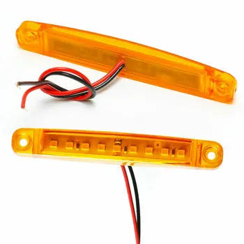 

30pcs set Side Marker Lights Amber 9-LED Truck Trailer Lorry Clearance
