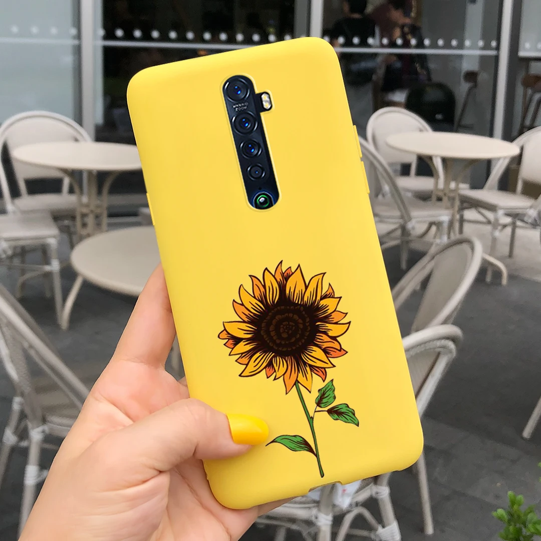 For Oppo Reno2 Case Sunflower Cute Silicone Cover Case For Oppo Reno 2Z 2F 2 F / Z Phone Case Reno2 reno2F reno2Z TPU Bumper samsung flip cover Cases & Covers