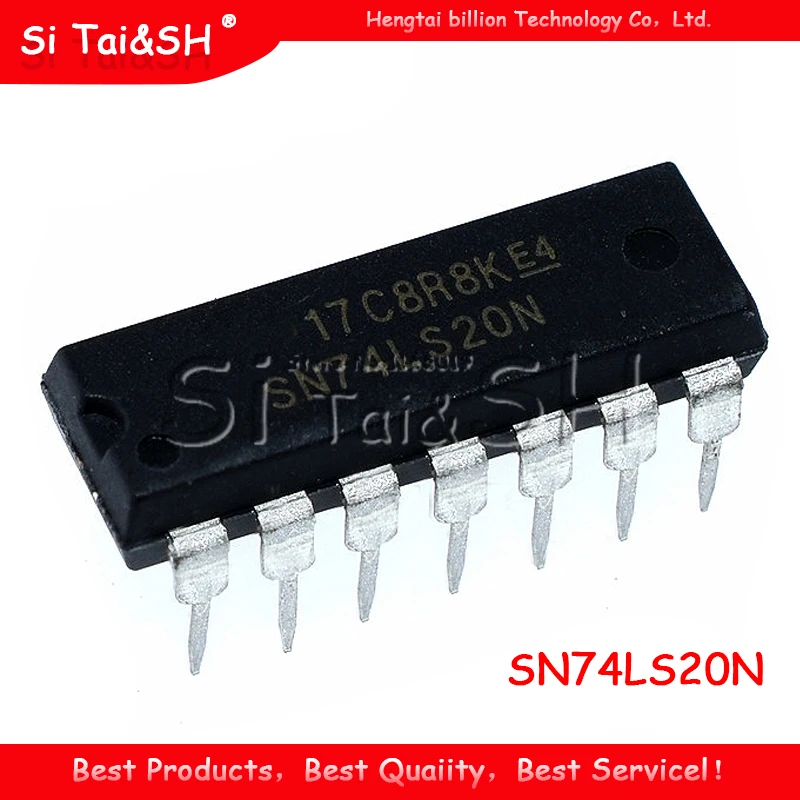 10 шт./лот Новый SN74LS20N 74LS20 DIP-14 двойной 4 вход и ворота логический чип | Электронные