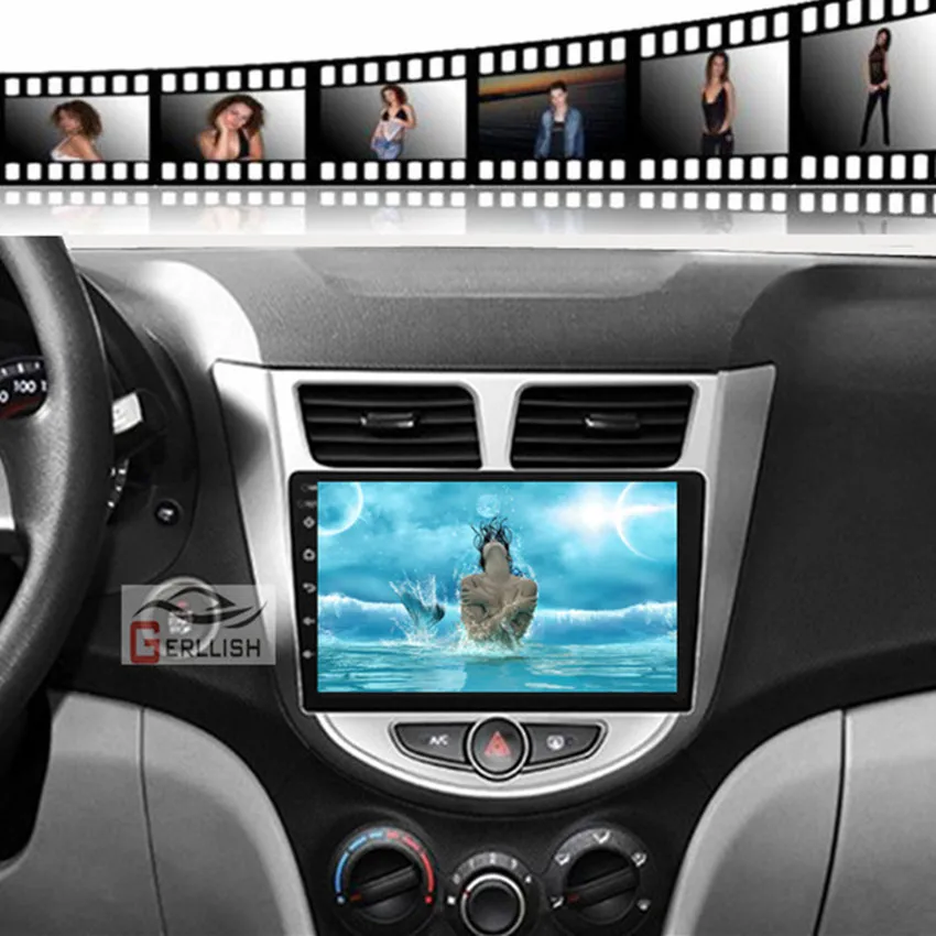 Автомобильный мультимедийный dvd-плеер Android для hyundai Verna/Accent/Solaris 2011-2015