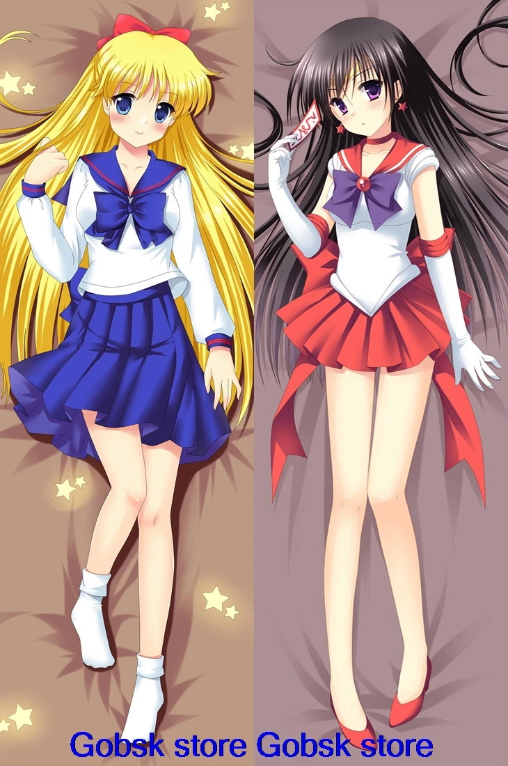 Обновление с рисунком из аниме «Сейлор Мун» Mizuno Ami& Hino Rei& Kino Макото Dakimakura тела подушку Чехол Крышка обниматься тела Чехол