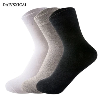 

5Pairs/lot=10pieces Long Tube Casual Men's Business Socks Solid Color Four Seasons Male Fashion Socks