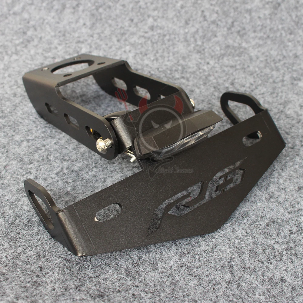 Yamaha YZF-R6 R6 2006-motorcycle license plate holder license plate holder License Plate Holder LED Light Motorcycle Accessories Tail Tidy Fender Eliminator CNC