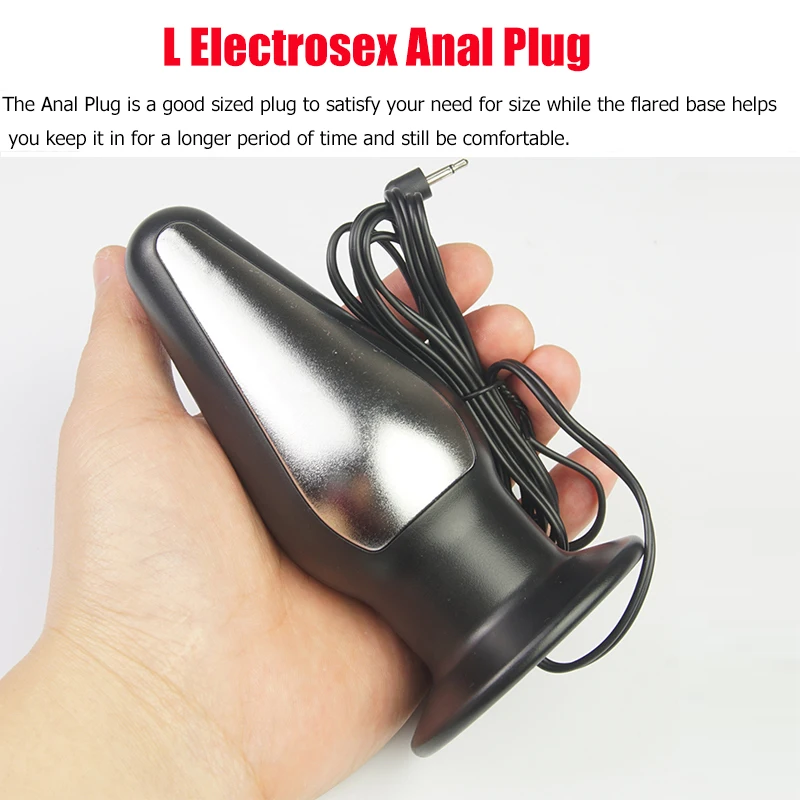 Electrosex Anal Plug E-Stim Electro Stimulation Electricity Accessories Vaginal Butt Plugs Prostate Massage BDSM Sex Toys