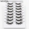 MIOFIA 5/8 natural lashes 3D mink eyelashes hand-made soft false eyelashes fluffy dramatic eyelash extensions eyelash wholesale ► Photo 2/6