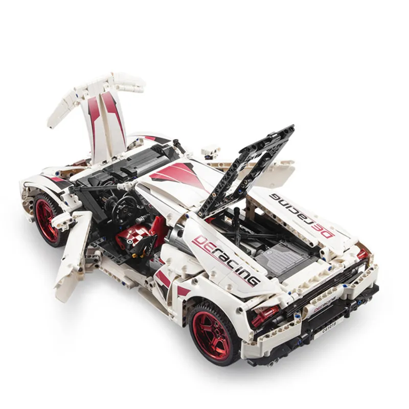 Новый двигатель мощность функция гонки LP Sueper автомобиль Fit Technic модель строительные блоки кирпичи игрушки подарки