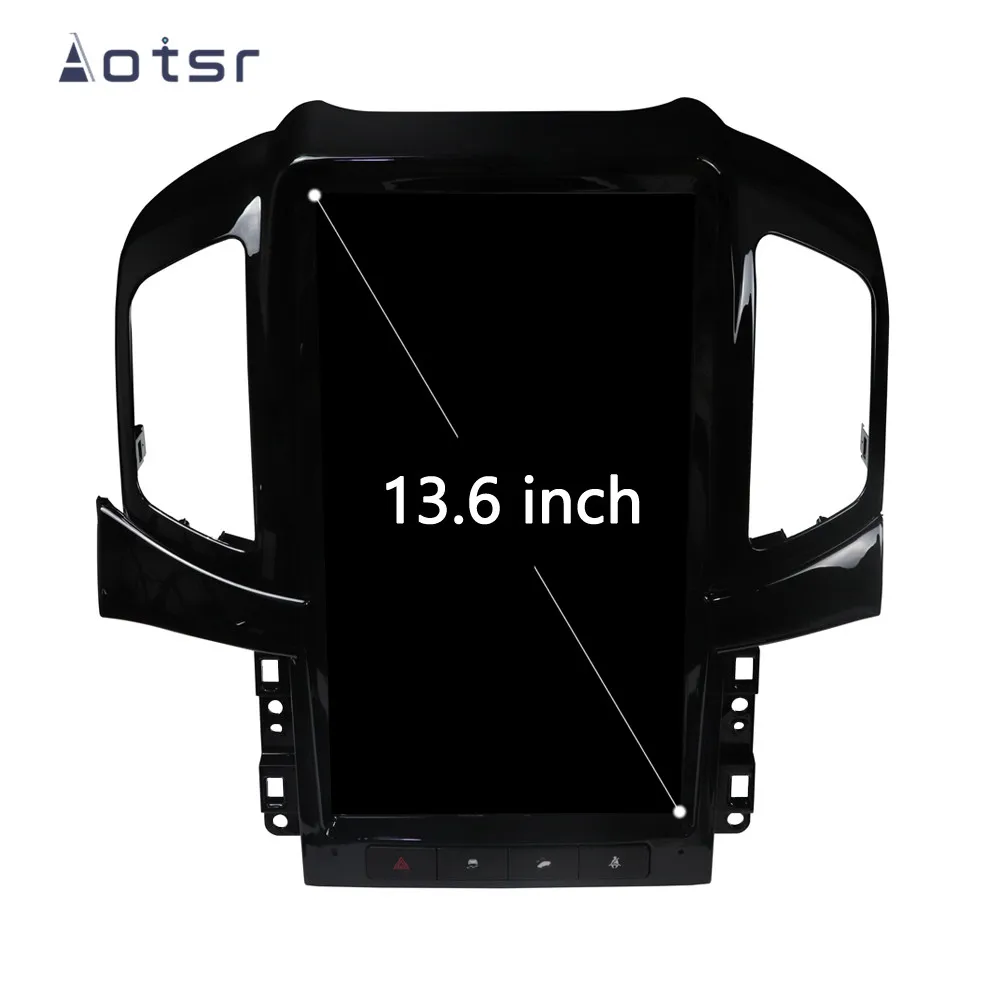 Автомагнитола AOTSR 1DIN Android 9 для Chevrolet Captiva 2012 2017 GPS навигация PX6 CarPlay IPS Авторадио