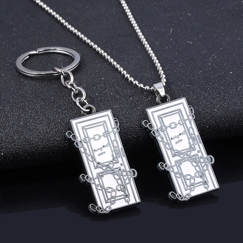 Game Silent Hill Keychain Blockade The Door To Escape Logo Metal