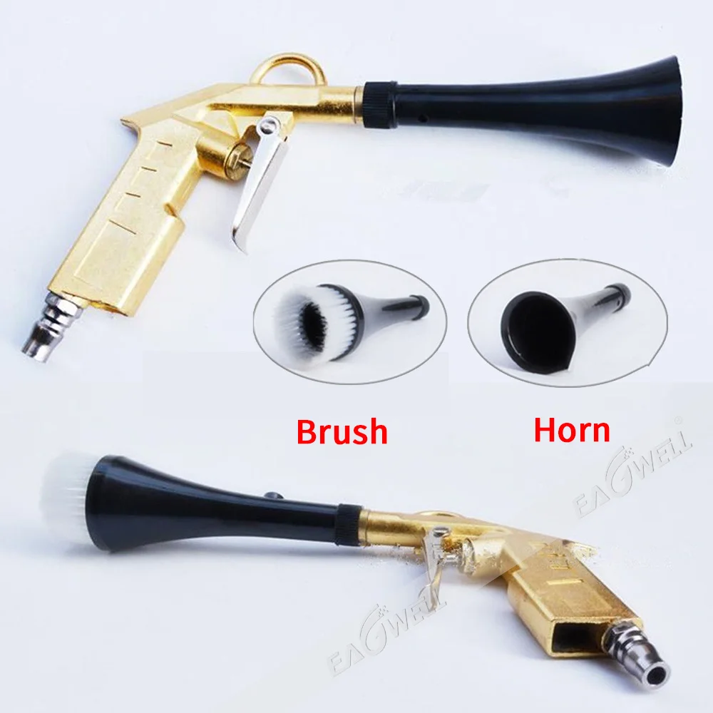 

Tornado Dust Blowing Gun Steel Nozzle DIY Cars Painting Washer Kit Car Auto Repair Clean Tool High Pressure Spray Gun Air Flow