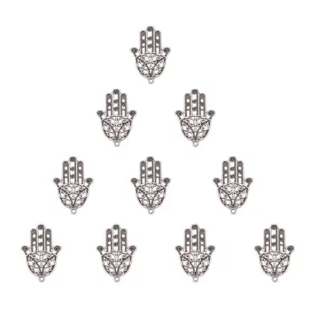 

10pcs Style Alloy Pendants, Matte Style