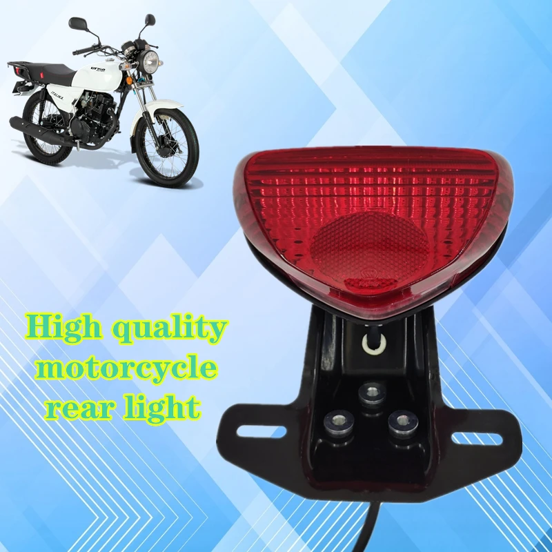 

Suitable for Italika Motorcycle DT125 taillight150 FT125 150 Rear Light High Quality Brake Light CG125 modified CD70 stop light