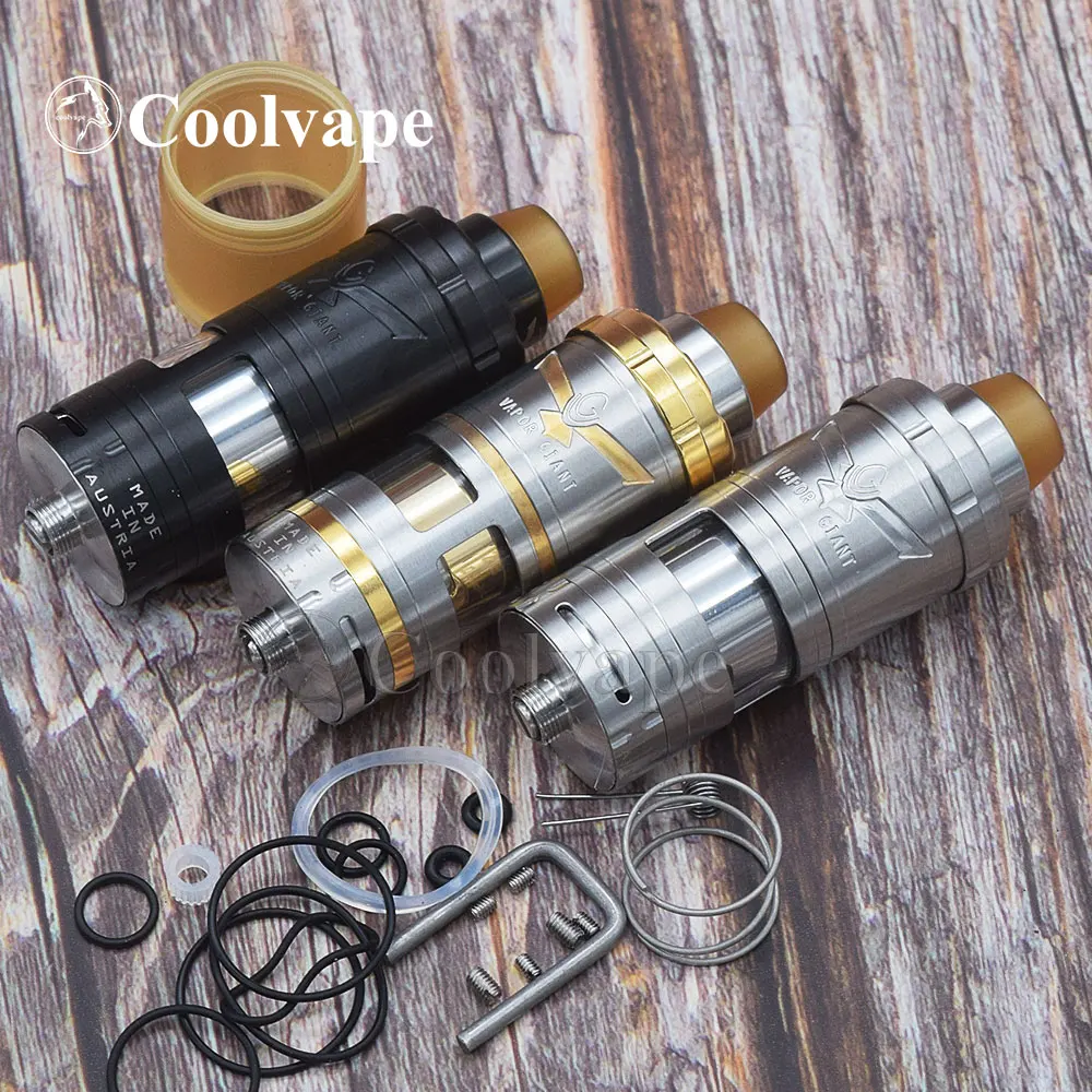 Coolvape vapor giant v6S 23 мм RTA электронная сигарета 6 мл 316ss с регулируемым нижним потоком