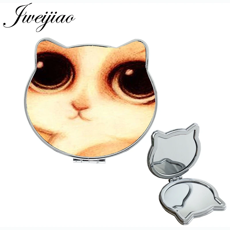 cn311 10 JWEIJIAO белый персидский кошачьими ушками фасонные инструменты espelho де maquiagem красивых фотографий маленькое зеркало для макияжа женские подарок C783 - Цвет: cn311 10