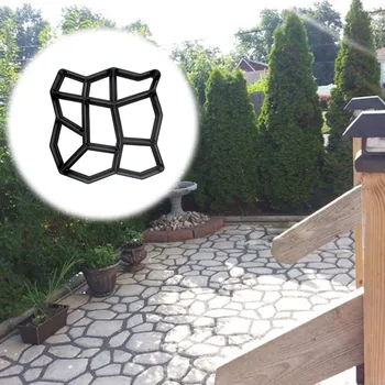 

Garden Pavement Mold Garden Walk Pavement Concrete Mould DIY Manually Paving Cement Brick Stone Road Concrete Molds Path Mate