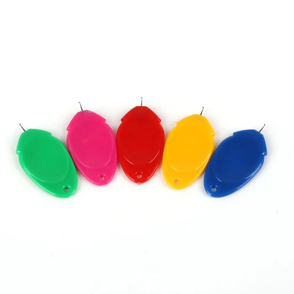 1/3/4/5/15Pcs Random Color  Automatic Needle Threader Thread Helpful Elderly Guide Easy Use Sewing Tool For Elderly Women 
