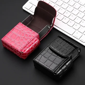 

Portable Cigarette Case Smoke Holder Storage Box Container PU Leather Wallet Creative And Best Gift For Father Friend