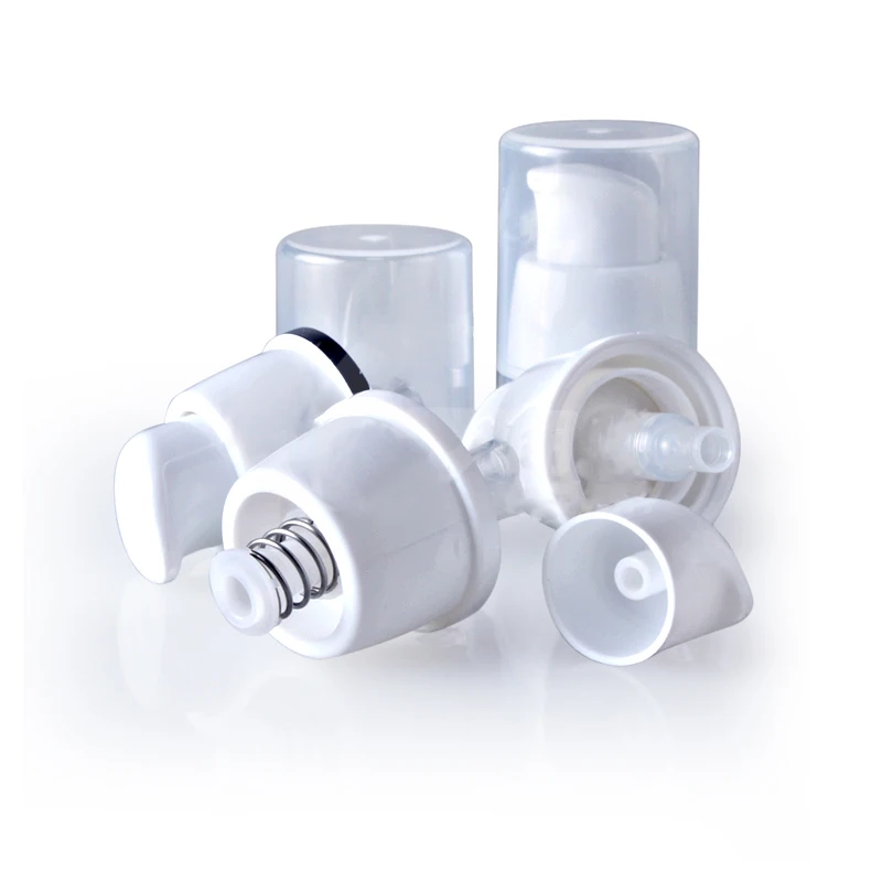 White Airless Pump Bottle Set - 20pcs Cosmetic Containers for Travel Toiletries (15ml, 30ml, 50ml)