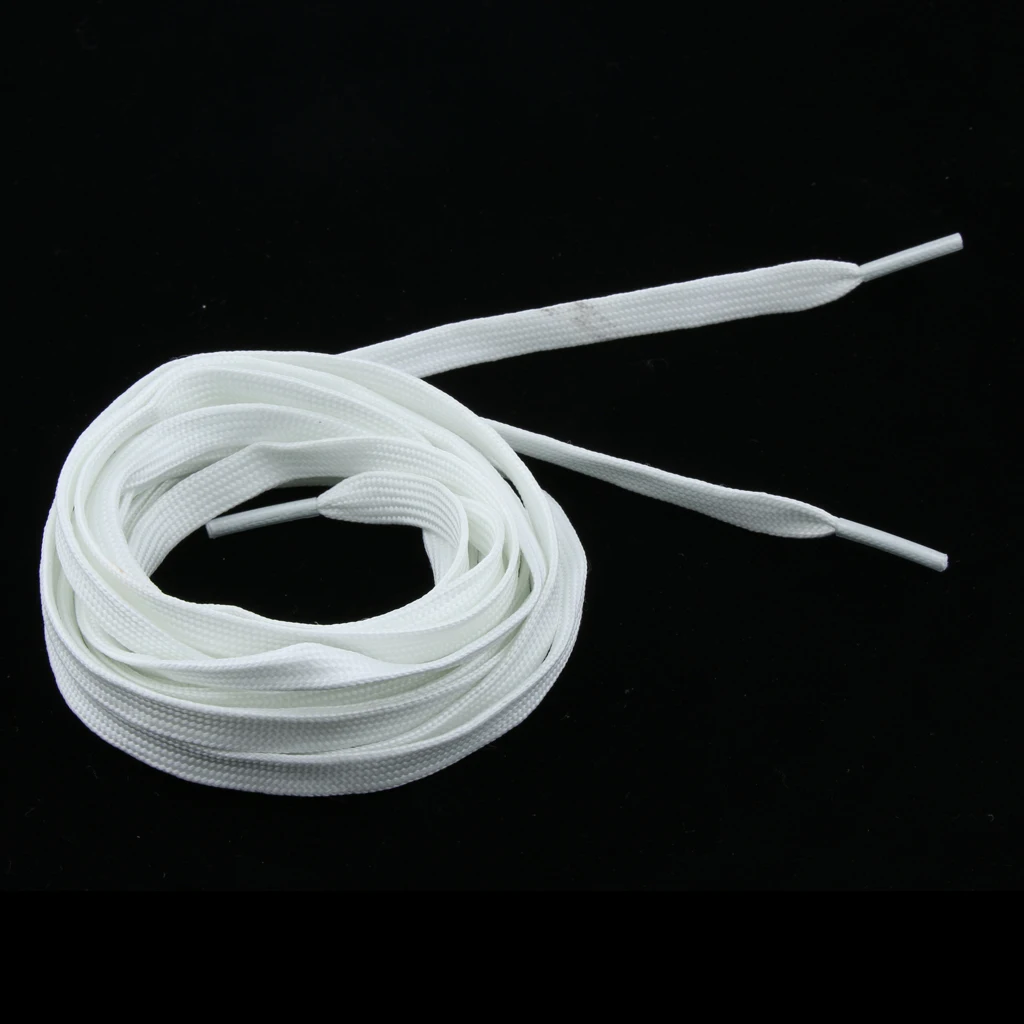 1 Pair 180cm Fluorescent Knitted Shoelace For Roller Skates Boots Hockey Skates