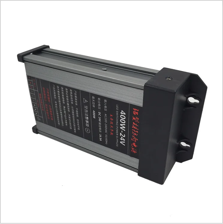 220 В до 24 В переключатель источник питания с защитой от дождя 24v400w камеры видеонаблюдения стабилизированная лампа постоянного тока с блоком питания