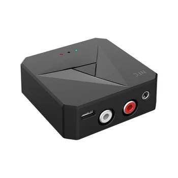 

NFC Wireless Transmitter Receiver 2 In 1 Bluetooth 5.0 Adapter With MIcrophone 3.5mm AUX Stereo Music For Headphones TV