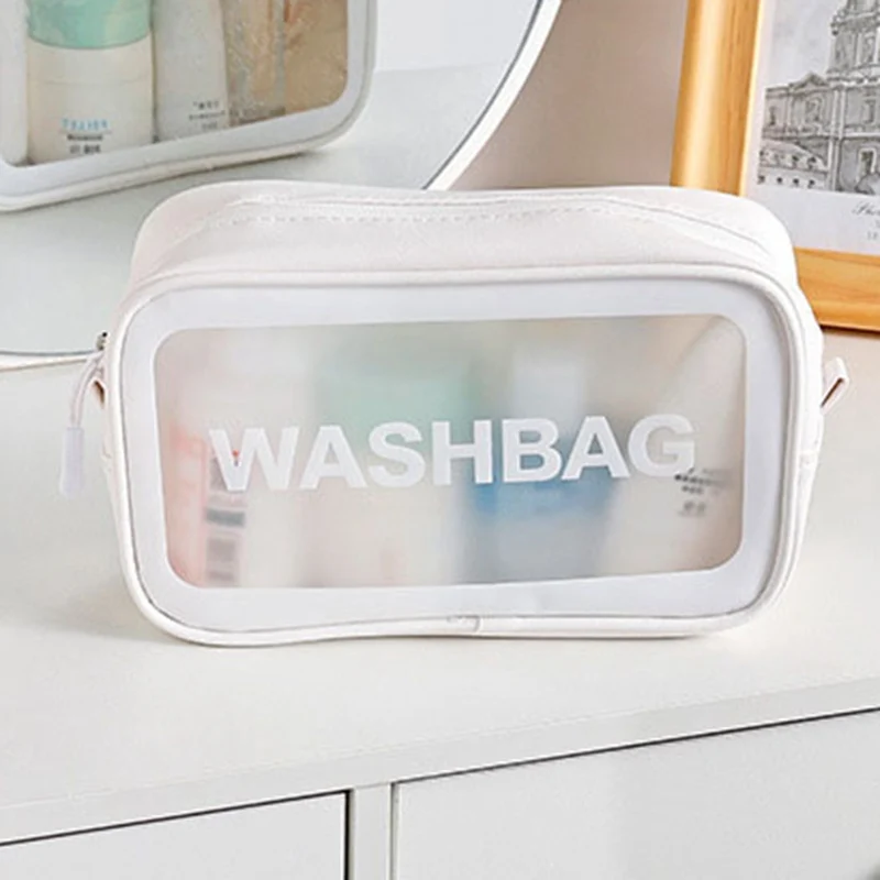

Convenient Travel PVC Transparent Bag Cosmetic Bag Waterproof Woman Makeup Bag Wash Pouch Toiletry Travel Storage Bags