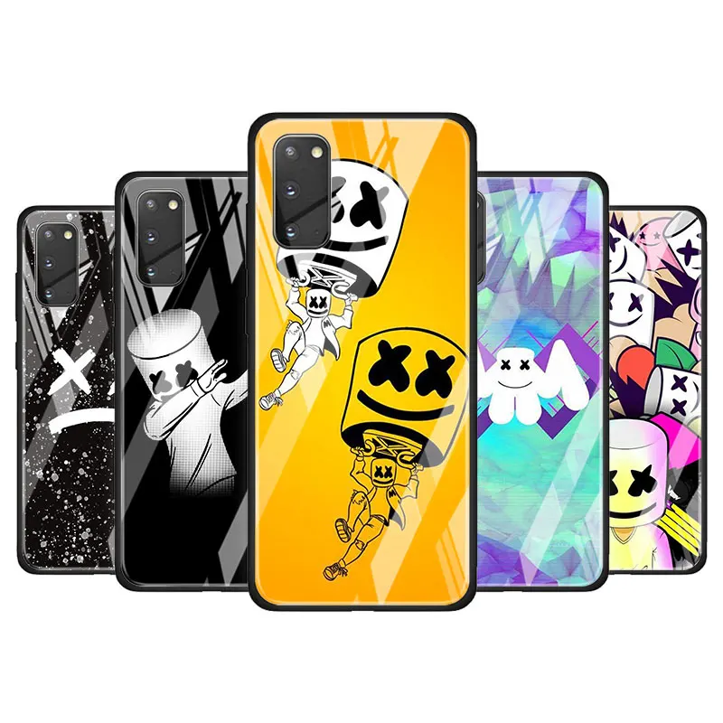 DJ boy fashion for Samsung Galaxy S20 FE Ultra Note 20 S10 Lite S9 S8 Plus Luxury Tempered Glass Phone Case Cover | Мобильные
