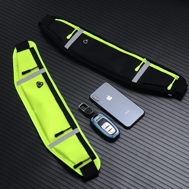 US $1.76 Unisex Running Bag Sports Waist Bags Waterproof Hiking Bum Bag Sport Camping Waist Belt Fanny Pack 